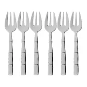 JOGO GARFO P/ SOBREMESA 6 PÇS TAQUARA STEEL WOOD - INOX - Foto 1