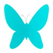 ADORNO DE PAREDE COM 9 MARIPOSA - MULTICOR - Foto 3