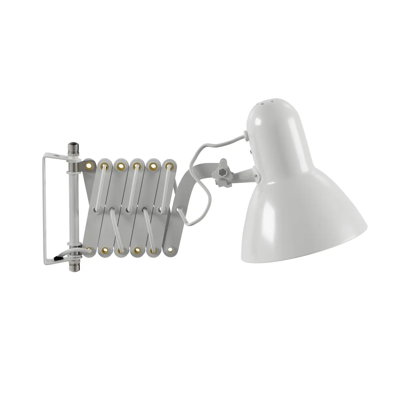 LUMINÁRIA DE PAREDE PANTOGRAF - BRANCO/BRANCO - Foto 1