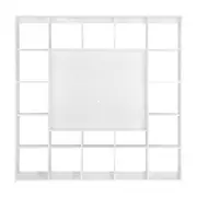 ESTANTE PARA TV DE ATÉ 46 POLEGADAS 2,12 M X 2,12 M CÉLULA - BRANCO - Foto 1