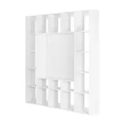ESTANTE PARA TV DE ATÉ 46 POLEGADAS 2,12 M X 2,12 M CÉLULA - BRANCO - Foto 2