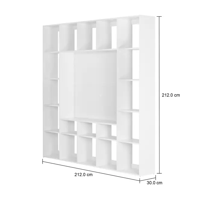 ESTANTE PARA TV DE ATÉ 46 POLEGADAS 2,12 M X 2,12 M CÉLULA - BRANCO - Foto 4
