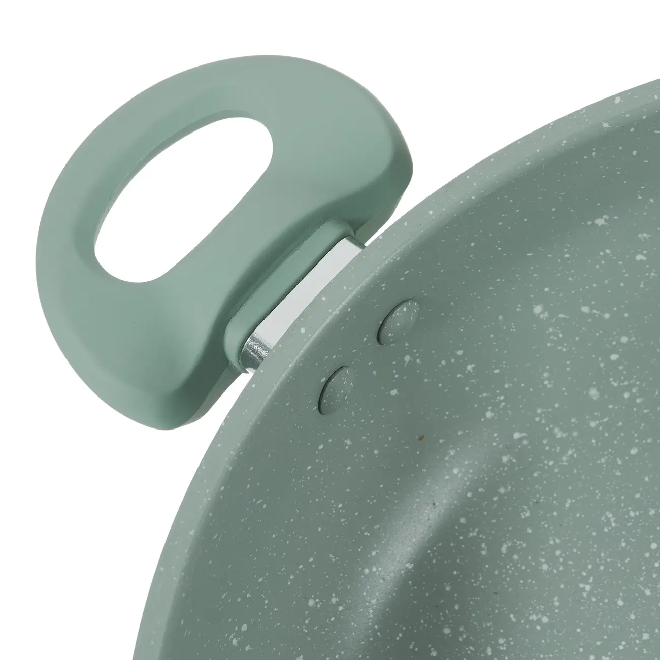 PANELA INDUÇÃO WOK COM TAMPA 28 CM CHEF - SÁLVIA/INCOLOR - Foto 10