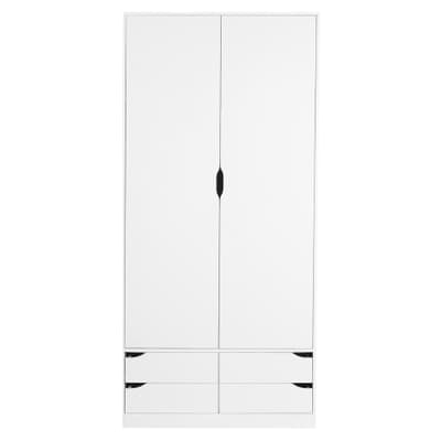 GUARDA-ROUPA 2 PORTAS/4 GAVETAS WINK