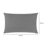 CAPA PARA ALMOFADA 45 CM X 30 CM PLEIN - KONKRET - Foto 8
