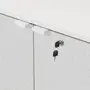 ARMÁRIO PARA ESCRITÓRIO BAIXO 2 PORTAS SLEEK - BRANCO/GRANILITE - Foto 12