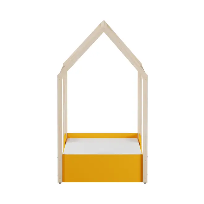 CAMA MONTESSORI JÚNIOR 78 CM PIN PLAY - BANANA/NATURAL WASHED - Foto 23