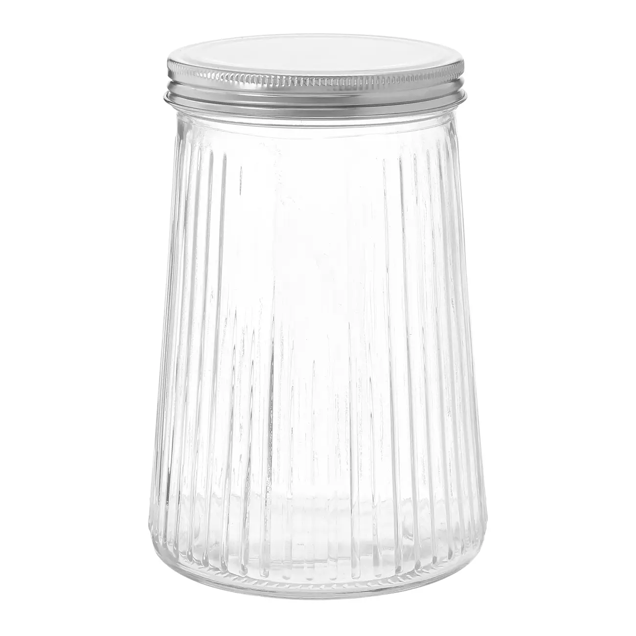 POTE 1 L RIBBED - INCOLOR/PRATA - Foto 1