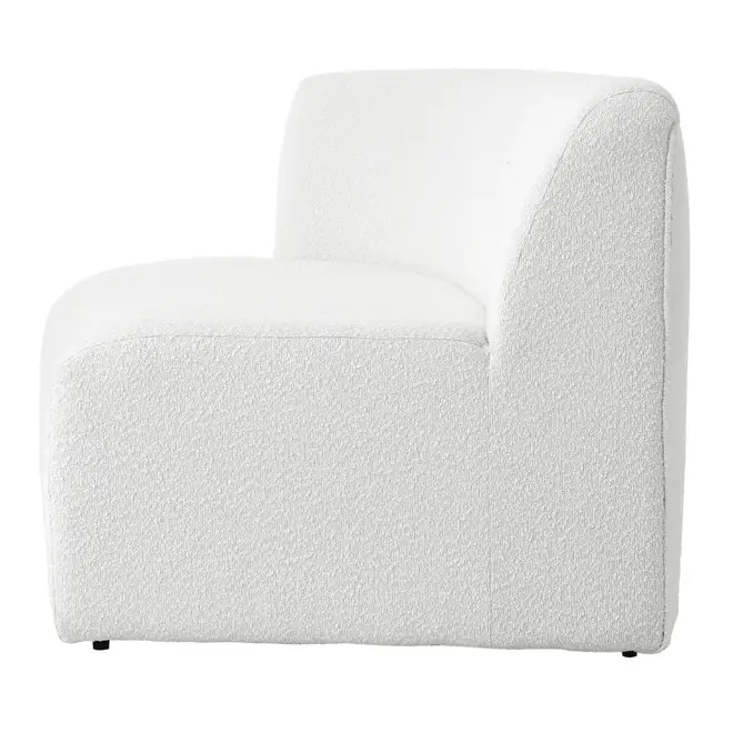 MÓDULO SOFÁ 1 LUGAR DIREITO ÔNDULO - BOUCLÉ BRANCO - Foto 4