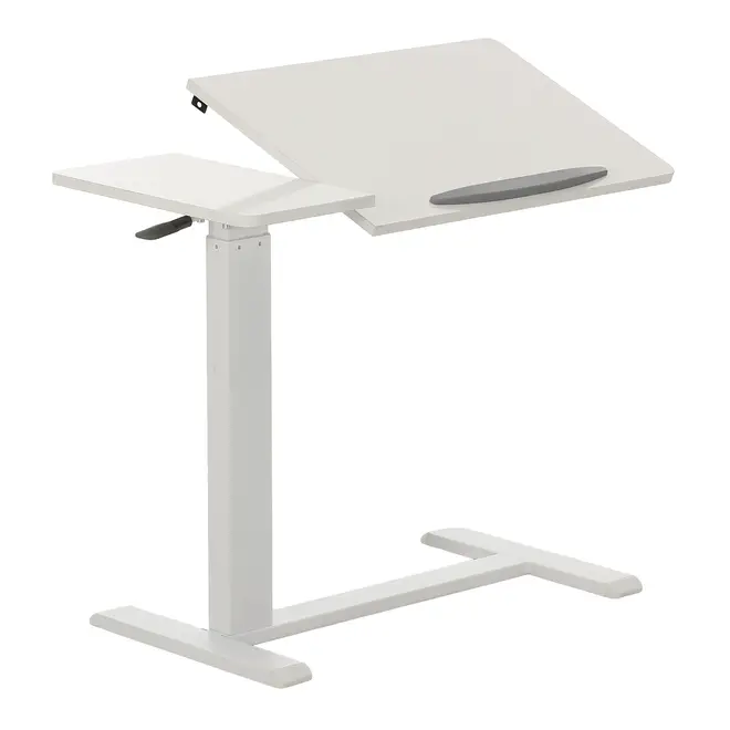 MESA LATERAL REGULÁVEL 80 CM X 40 CM COUCH WORKING - BRANCO/BRANCO - Foto 12