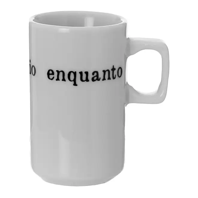 CANECA COM PIRES PARA PETIT FOUR 100 ML TUDO OU TUDO - BRANCO/PRETO - Foto 8