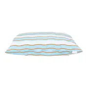 FRONHA MAR E TERRA ONDAS 50 CM X 70 CM - AZUL CLARO/BEGE - Foto 3