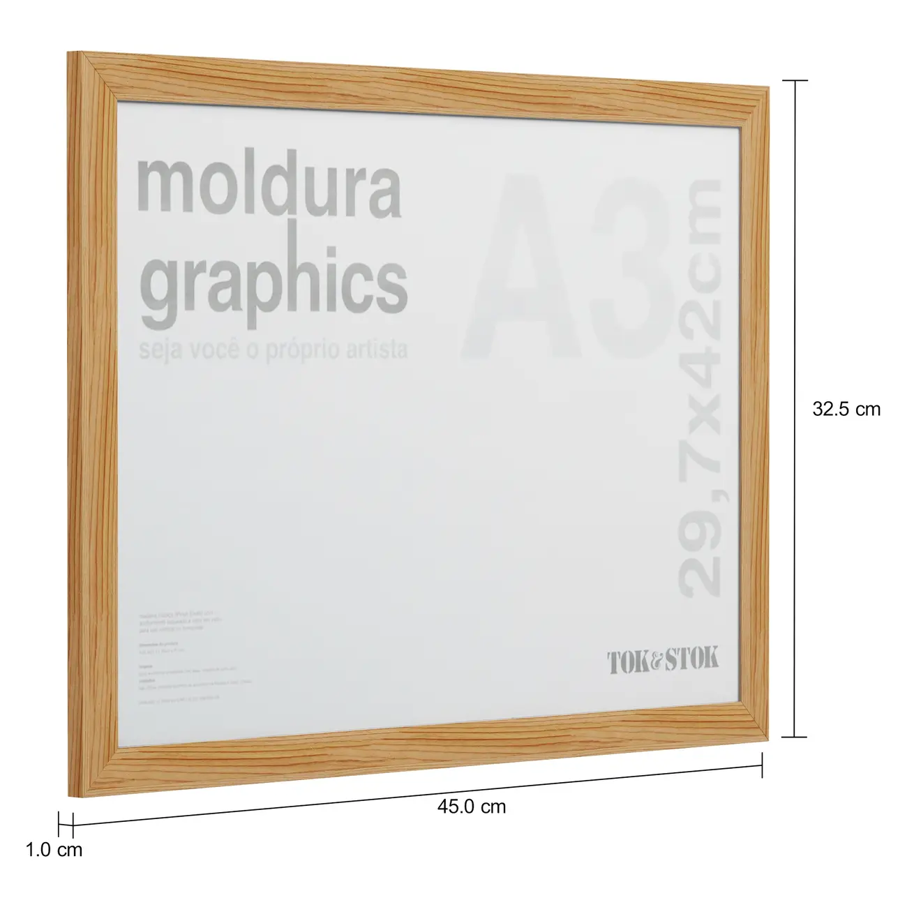 MOLDURA A3 29 CM X 42 CM GRAPHICS - GARAPA - Foto 13