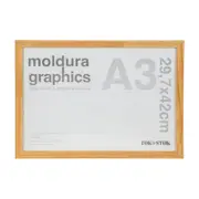 MOLDURA A3 29 CM X 42 CM GRAPHICS - GARAPA - Foto 1