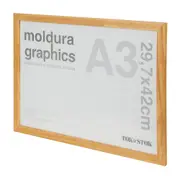 MOLDURA A3 29 CM X 42 CM GRAPHICS - GARAPA - Foto 2