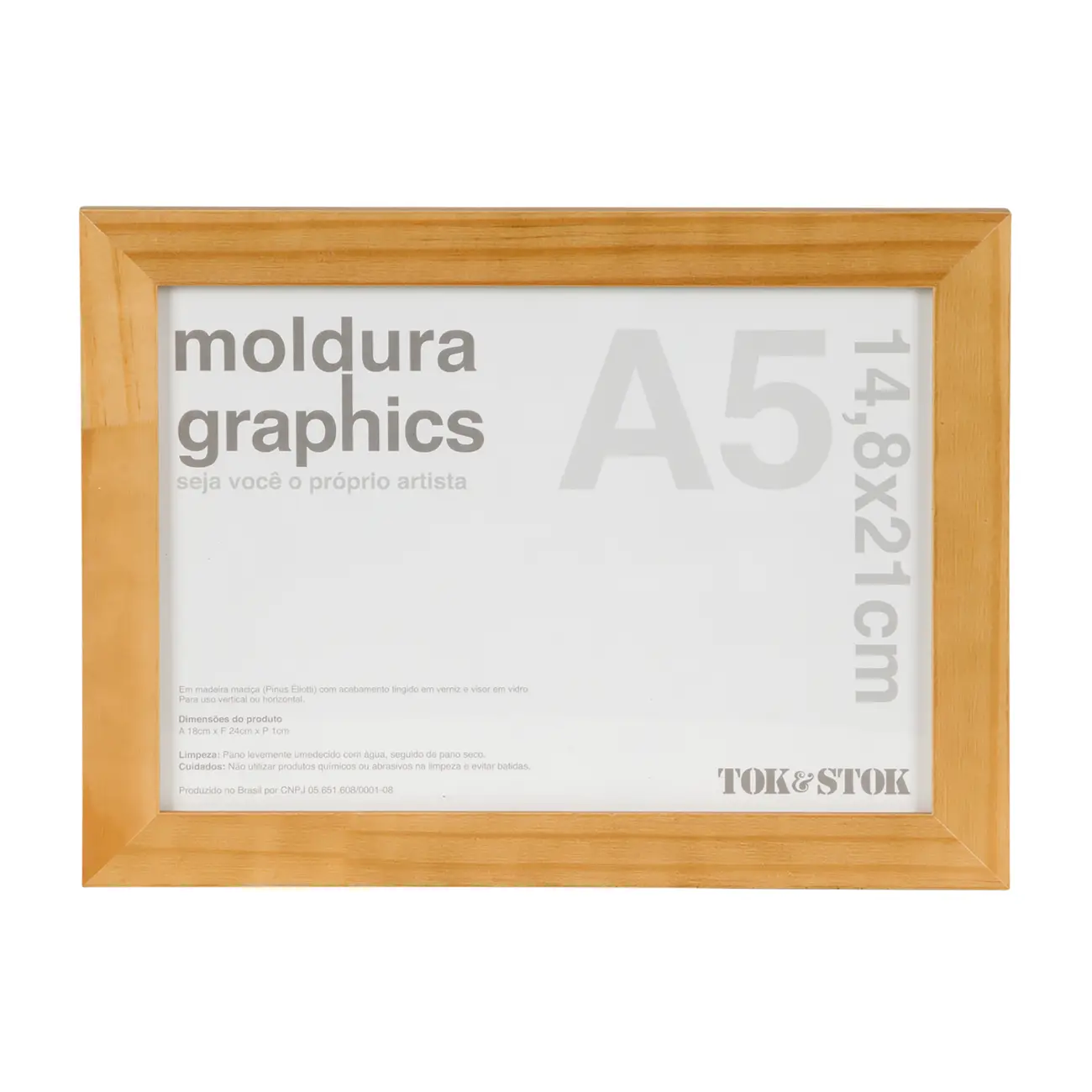 MOLDURA A5 14 CM X 21 CM GRAPHICS - GARAPA - Foto 1