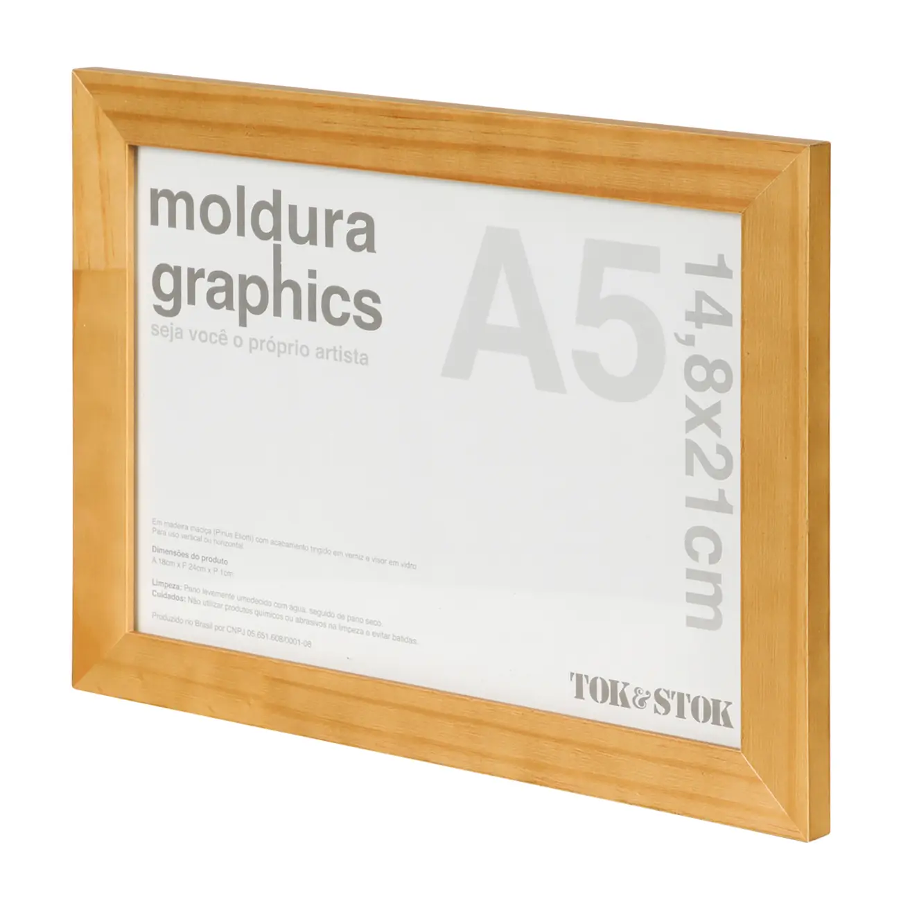 MOLDURA A5 14 CM X 21 CM GRAPHICS - GARAPA - Foto 2