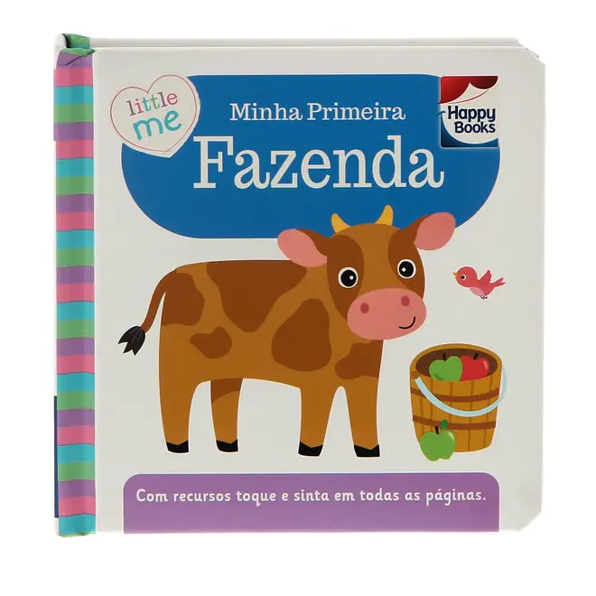 RECHONCHUDOS TOQUE E SINTA: FAZENDA LIVRO INFANTIL - MULTICOR - Foto 1