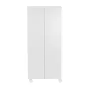 ARMÁRIO PARA LAVANDEIRA 2 PORTAS COM RODÍZIOS BUBS - BRANCO - Foto 1