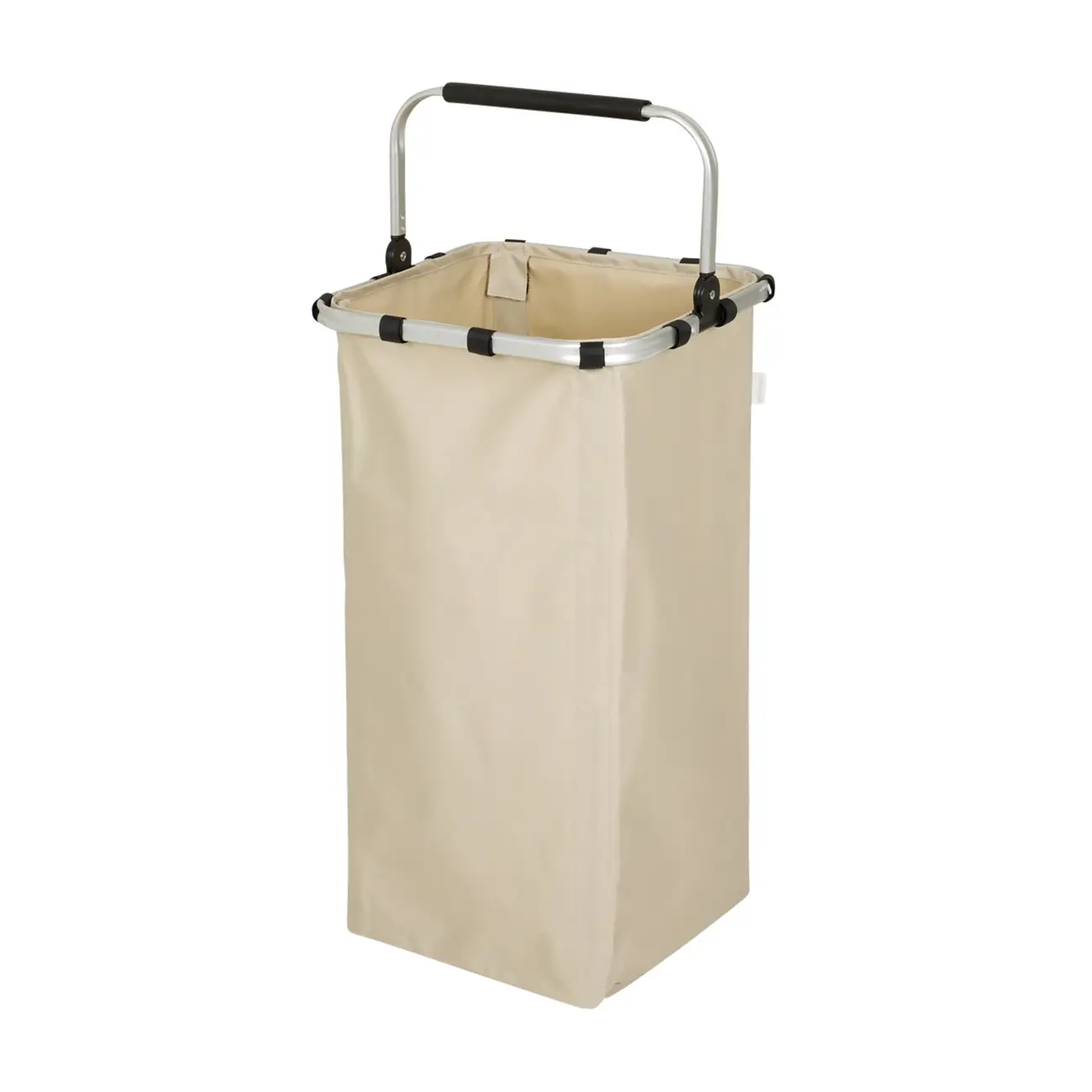 CESTO PARA ROUPA ALUPOLY - CAMELO/ALUMÍNIO - Foto 2