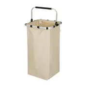 CESTO PARA ROUPA ALUPOLY - CAMELO/ALUMÍNIO - Foto 2