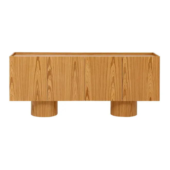 BUFFET 4 PORTAS 1,80 M X 47 CM ALLURE - FREIJÓ/FREIJÓ - Foto 1