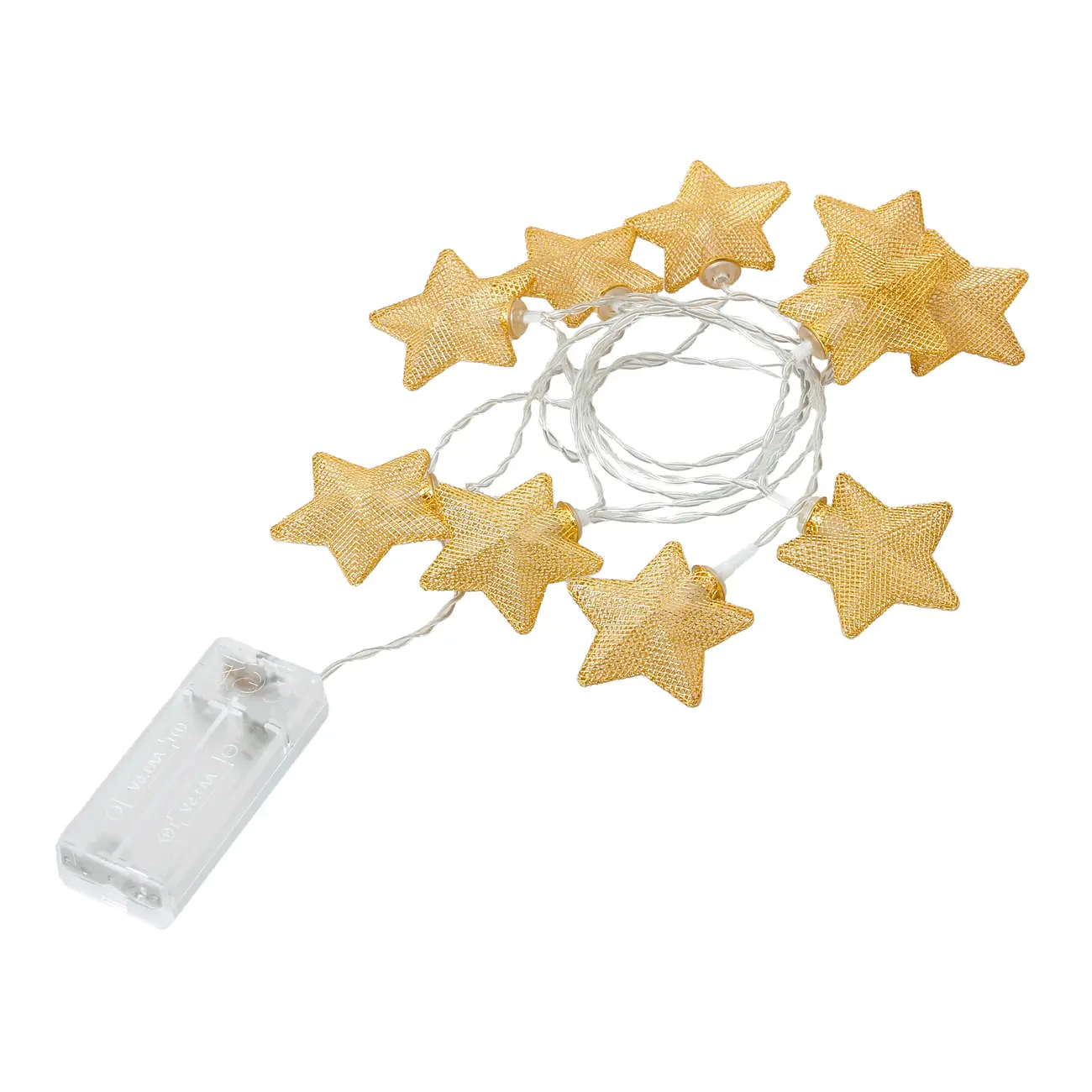 CORDÃO LED ESTRELA COM 10 LUZES VILAREJO NOEL - CREAM - Foto 3