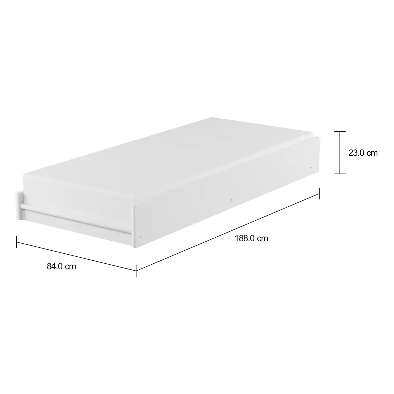CAMA INFERIOR 78 CM TEEN - BRANCO - Foto 6