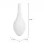 VASO 30 CM ADELINE - BRANCO - Foto 2