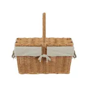 CESTO PIQUENIQUE 40 CM X 31 CM BOULE - FIBRA CLARA/ BEGE - Foto 1