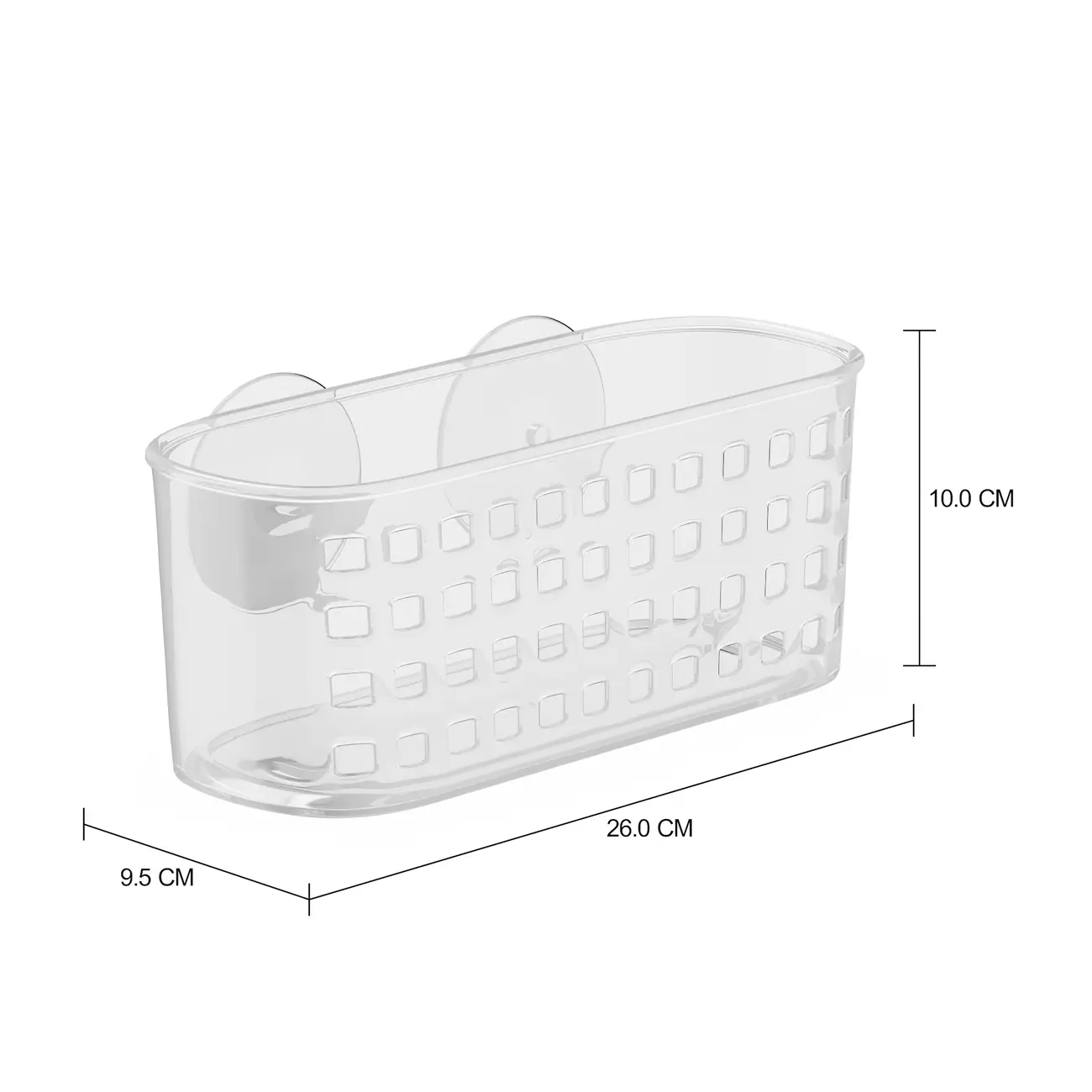 PORTA-SHAMPOO SUCTION BASKET - INCOLOR - Foto 2