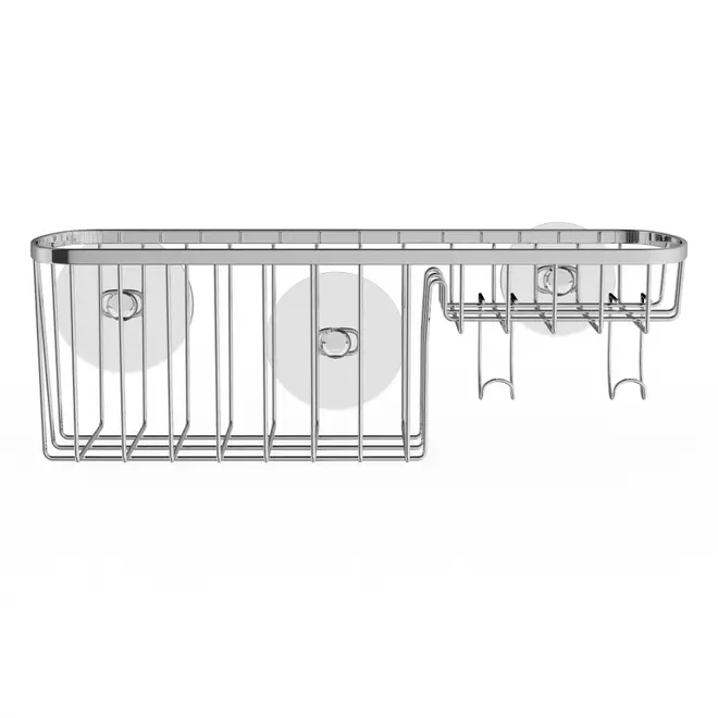 PORTA-SHAMPOO SABONETE SUCTION GIA - INOX - Foto 1