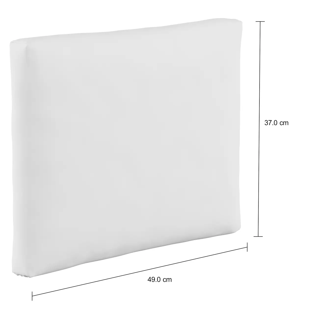 ALMOFADA DE ENCOSTO PARA SOFÁ/POLTRONA SOL - BRANCO - Foto 2