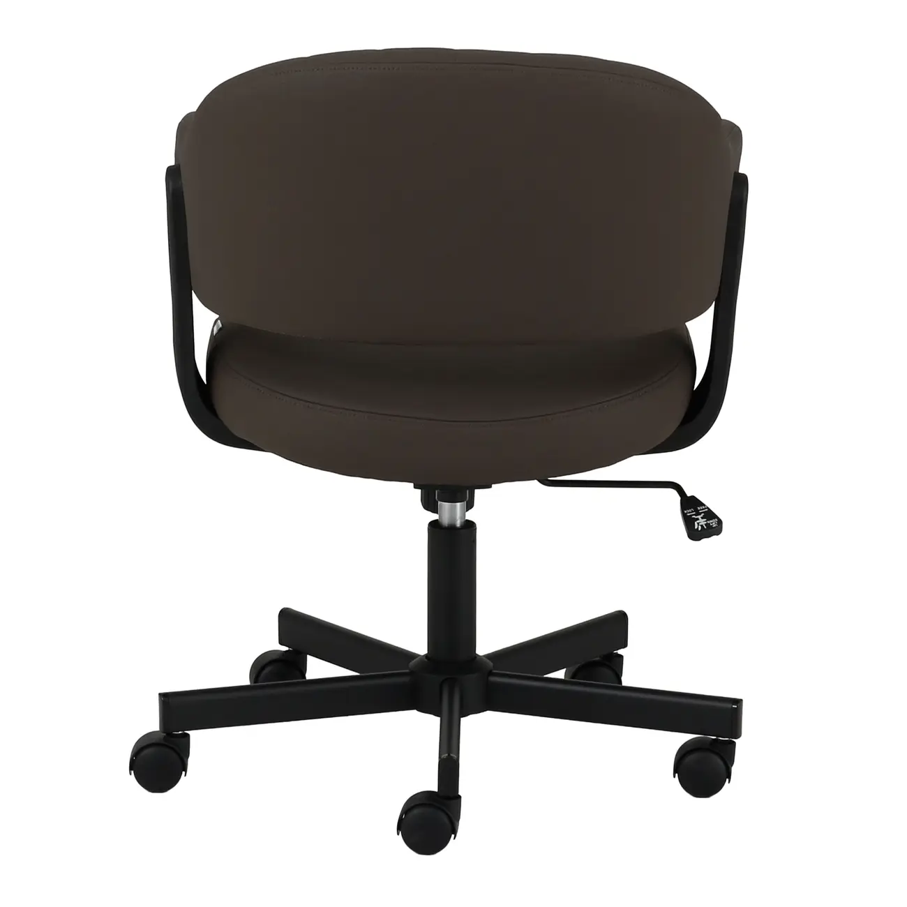 CADEIRA HOME OFFICE BICORNE - PRETO/RHINOCERONTE - Foto 4