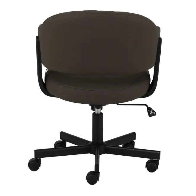 CADEIRA HOME OFFICE BICORNE - PRETO/RHINOCERONTE - Foto 4