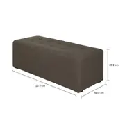 LANG PUFF - PLAIN CINZA - Foto 6