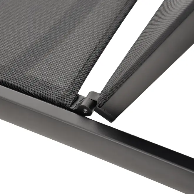 CHAISE LONGUE DUNAS - PRETO/PRETO - Foto 11