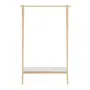 NATURAL WASHED/BRANCO - ARARA DE ROUPA PALETBOX