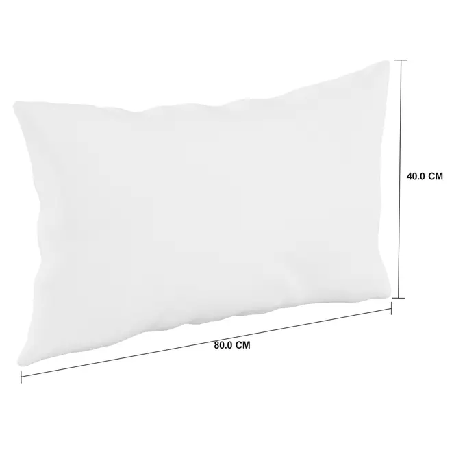 ALMOFADA DE ENCOSTO PARA ESTRUTURA DE SOFÁ 2 LUGARES LEME - BRANCO/BRANCO - Foto 2