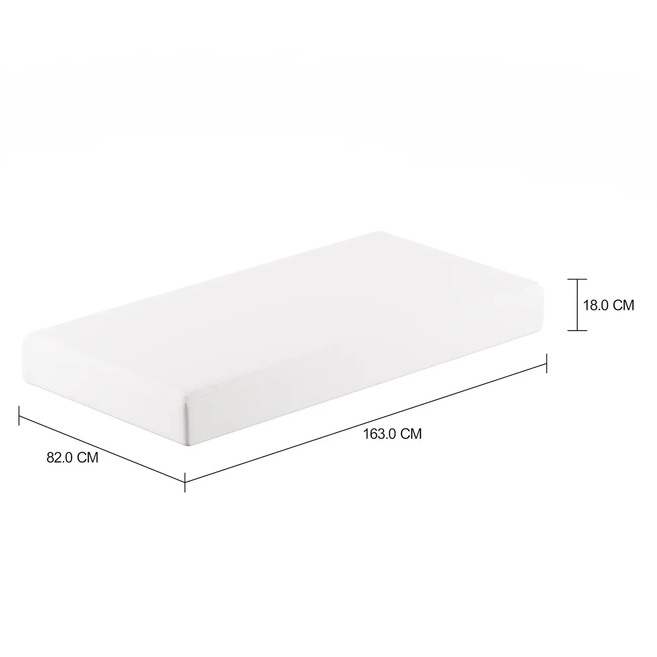ALMOFADA DE ASSENTO PARA MÓDULO SOFÁ 2 LUGARES LEME - BRANCO/BRANCO - Foto 2