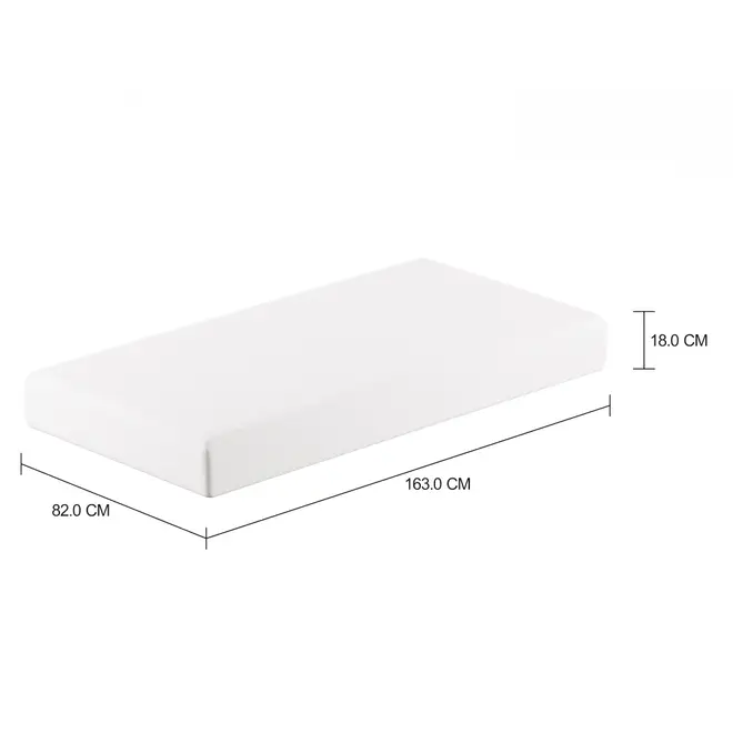 ALMOFADA DE ASSENTO PARA MÓDULO SOFÁ 2 LUGARES LEME - BRANCO/BRANCO - Foto 2