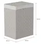 CESTO PARA ROUPA 40 CM X 30 CM TRANCINTOS - CAMELO - Foto 2