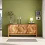 BUFFET 3 PORTAS 1,71 M X 50 CM COLHEITA - NOZES - Foto 7