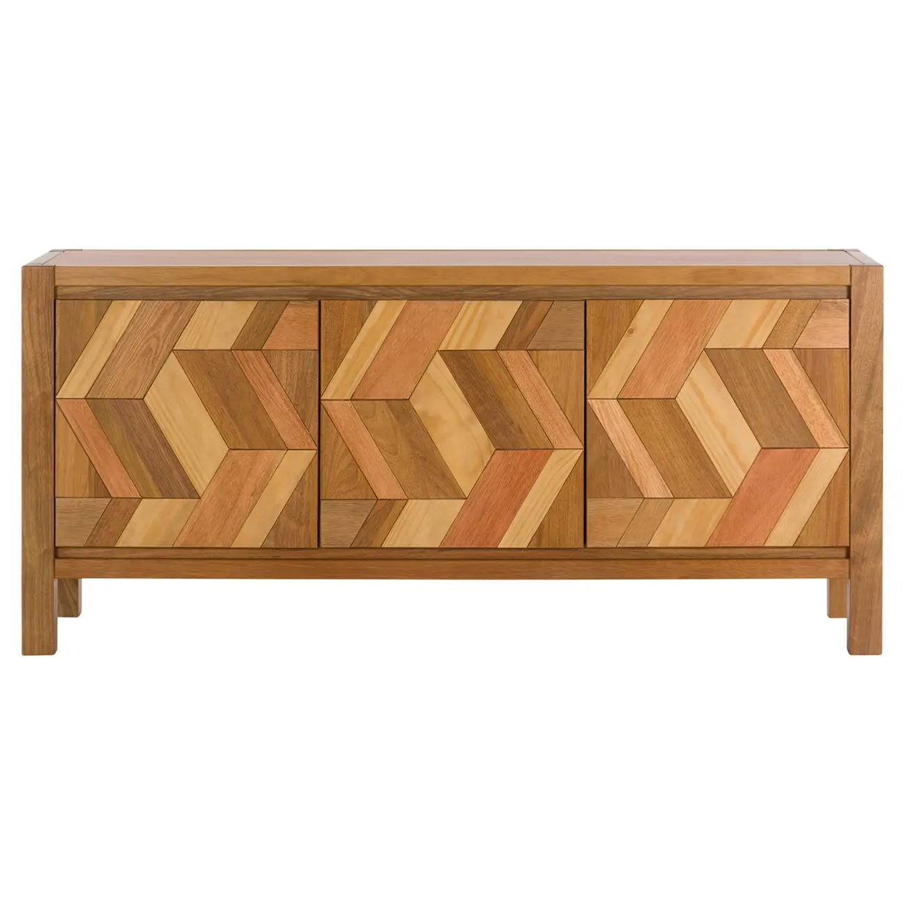BUFFET 3 PORTAS 1,71 M X 50 CM COLHEITA - NOZES - Foto 1