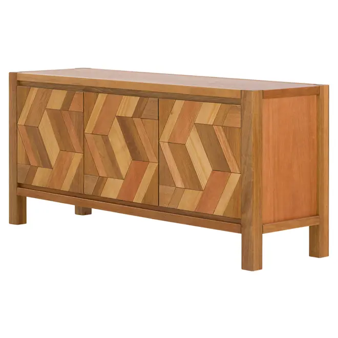 BUFFET 3 PORTAS 1,71 M X 50 CM COLHEITA - NOZES - Foto 2