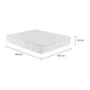 COLCHÃO QUEEN COM MOLAS ENSACADAS 1,58 M X 1,98 M X 28 CM MIDDY - BRANCO - Foto 2