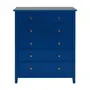 CÔMODA 6 GAVETAS 83 CM X 43 CM DEVON - AZUL - Foto 1