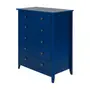 CÔMODA 6 GAVETAS 83 CM X 43 CM DEVON - AZUL - Foto 2