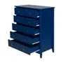 CÔMODA 6 GAVETAS 83 CM X 43 CM DEVON - AZUL - Foto 3