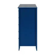 CÔMODA 6 GAVETAS 83 CM X 43 CM DEVON - AZUL - Foto 4